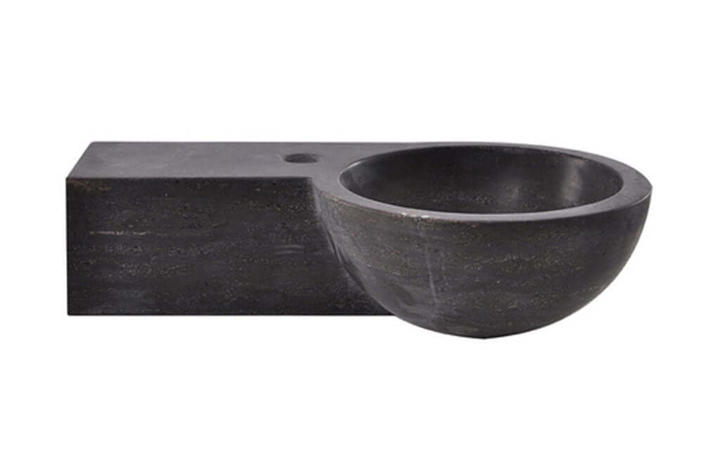 Blauwsteen Ronde Fontein Wiesbaden Links 40X23X10 Cm