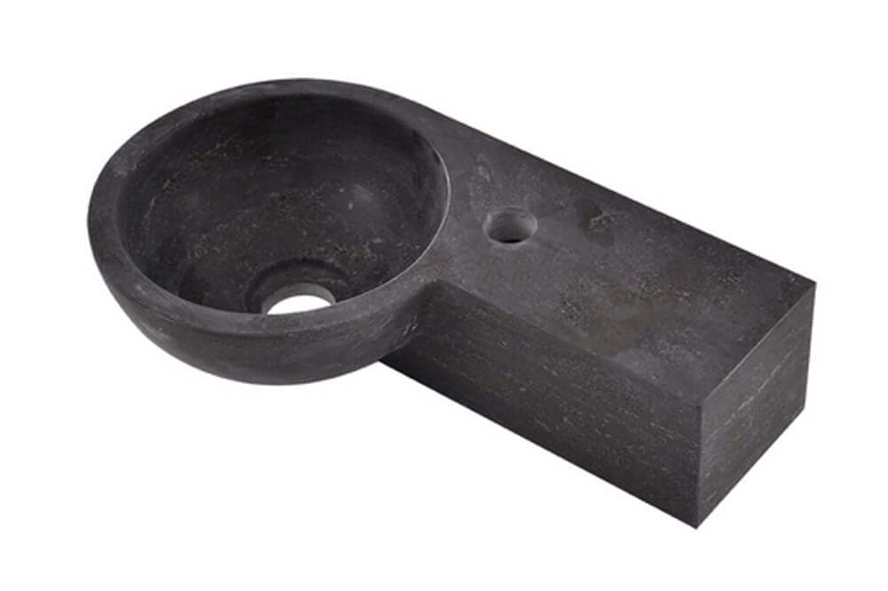 Blauwsteen Ronde Fontein Wiesbaden Rechts 40x23x10 cm Secundaire afbeelding