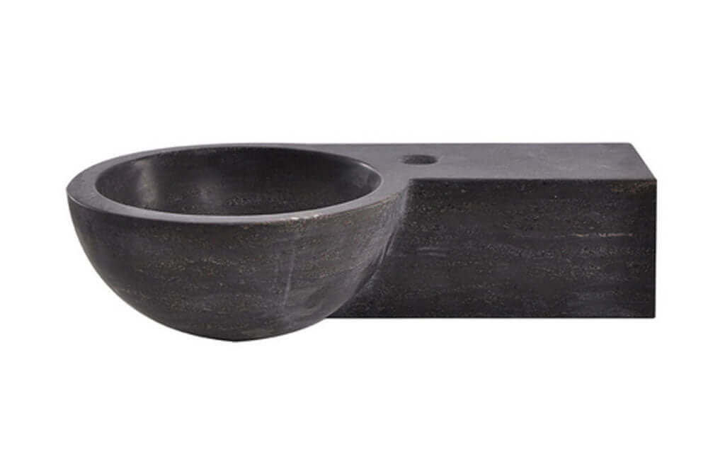 Blauwsteen Ronde Fontein Wiesbaden Rechts 40x23x10 cm Hoofdafbeelding