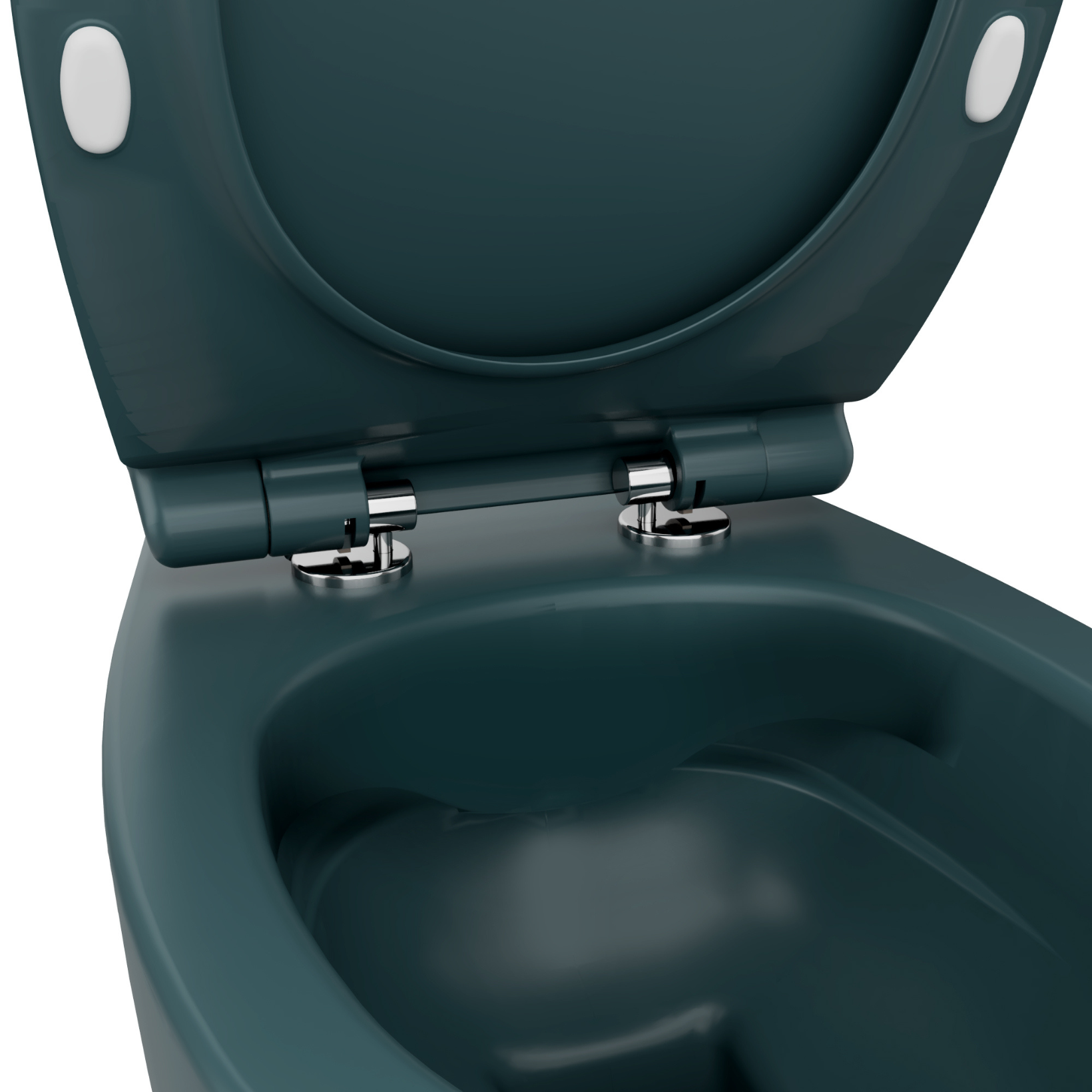 Isvea Sentimenti Hangtoilet - Petrolgroen