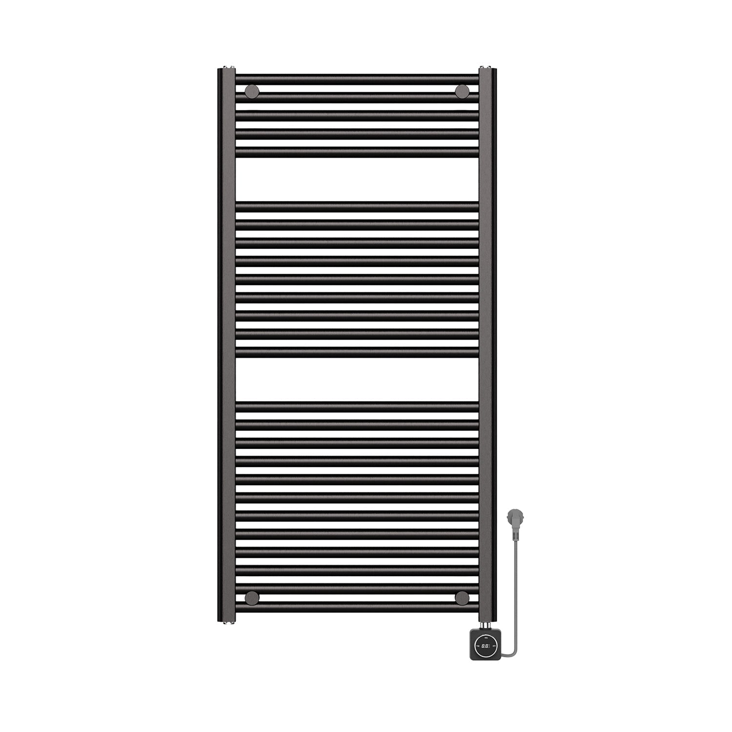 Elara elektrische radiator Smart WiFi 118,5 x 60 cm gunmetal PVD Hoofdafbeelding