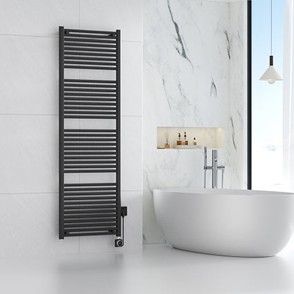 Elara elektrische radiator Smart WiFi 181,7 x 60 cm mat zwart Secundaire afbeelding