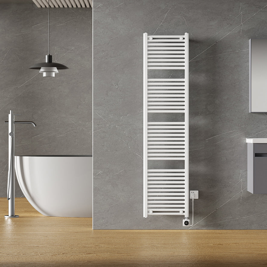 Elara elektrische radiator Smart WiFi 181,7 x 45 cm glans wit Secundaire afbeelding