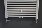 Luxe radiator aansluitset recht chroom