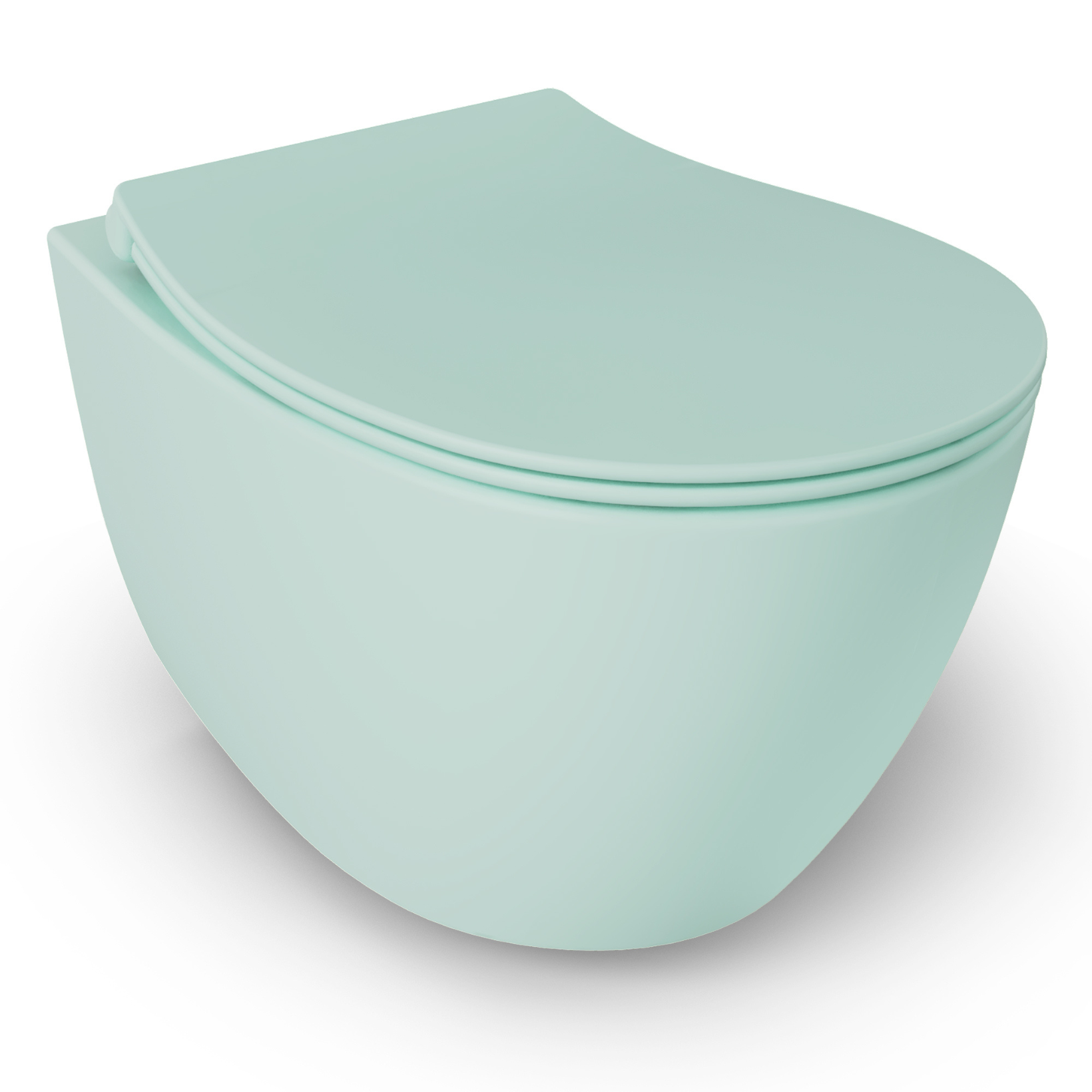 Isvea Sentimenti Hangtoilet - Mintgroen