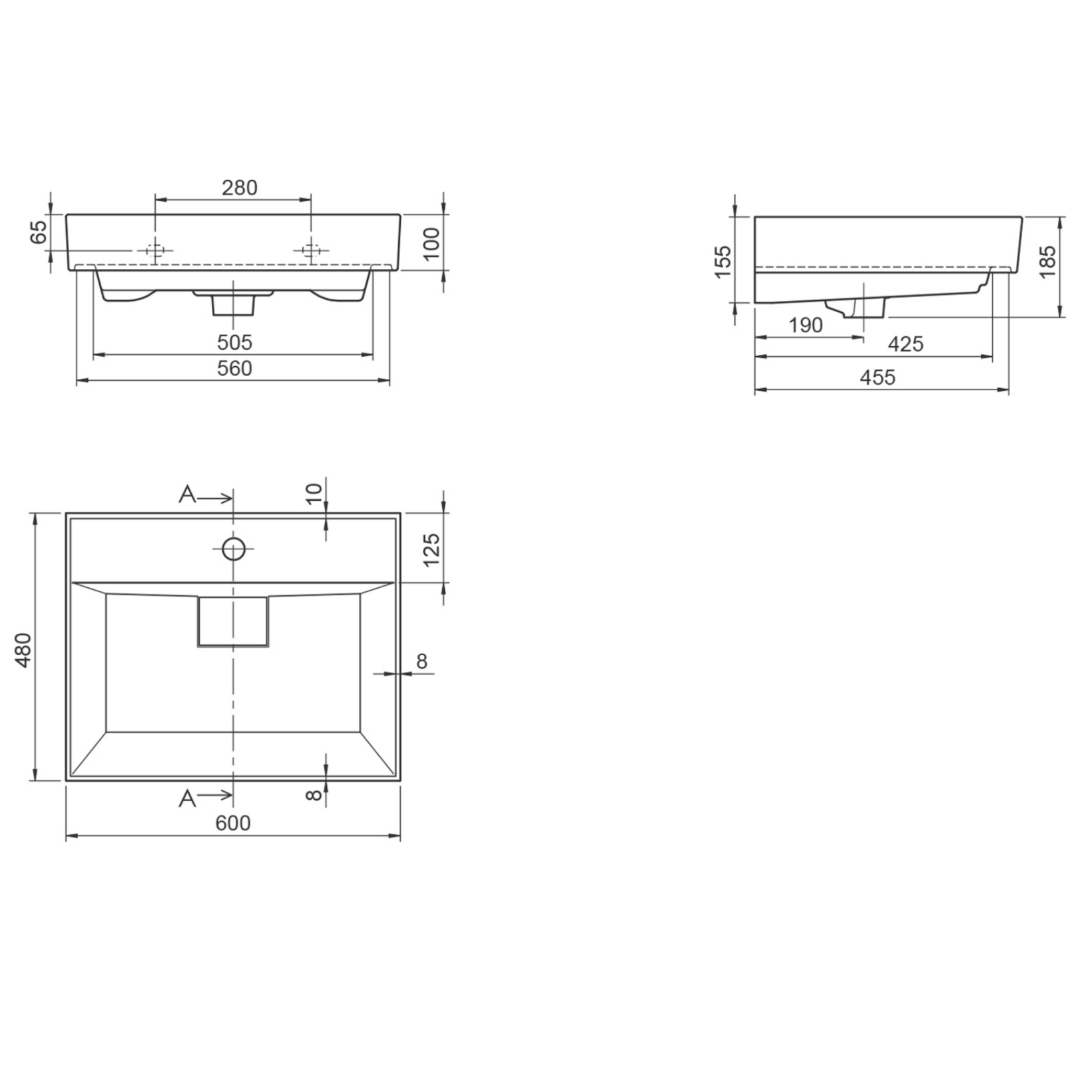 ALONI Wastafel Secundaire afbeelding