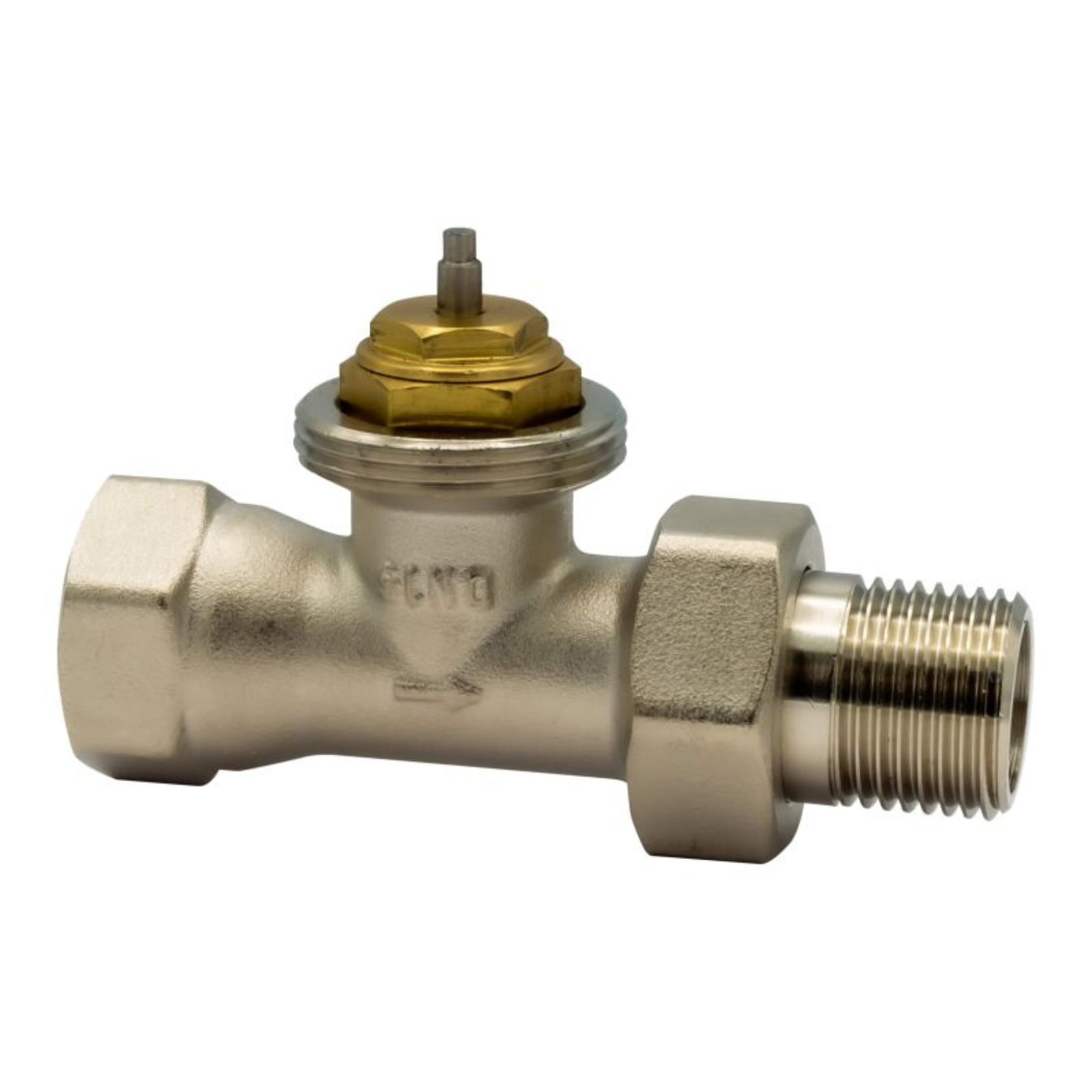 BELRAD radiatorkraan recht 1/2" MV Hoofdafbeelding