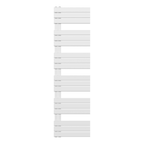BELRAD Badkamer Radiator Wit – Linkeraansluiting/Combi