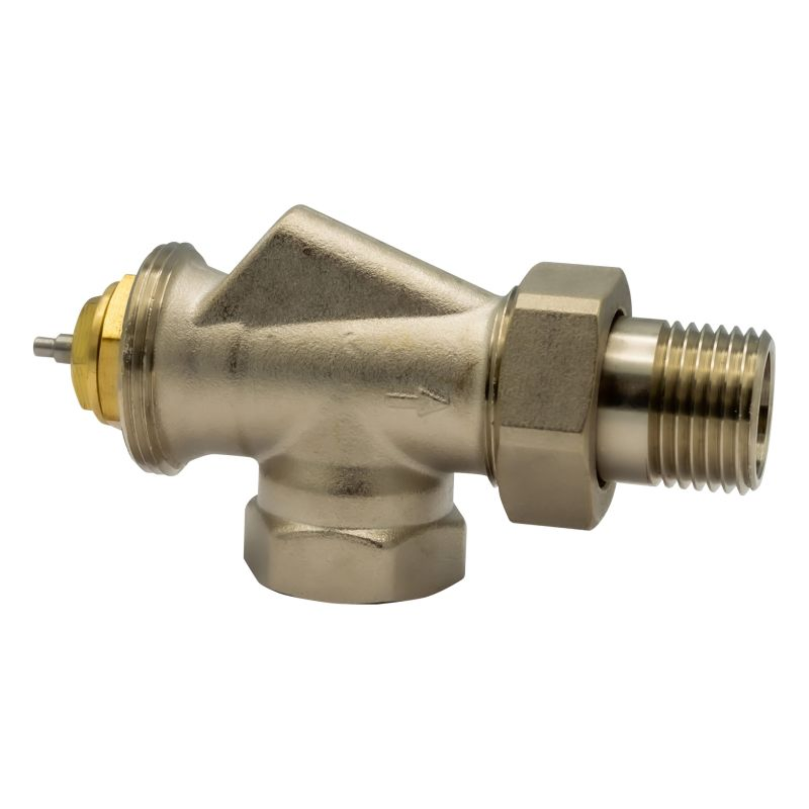 BELRAD haaks omgekeerde radiatorkraan 1/2" MV Hoofdafbeelding