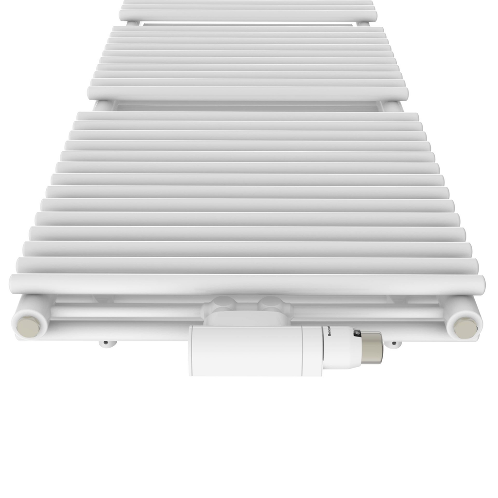 BELRAD Badkamer Radiator Double Wit – Middenaansluiting
