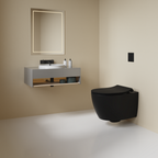 Isvea Sentimenti Hangtoilet - Zwart