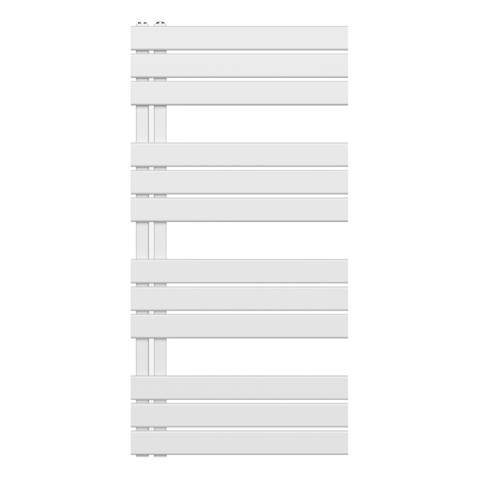 BELRAD Badkamer Radiator Wit – Linkeraansluiting/Combi