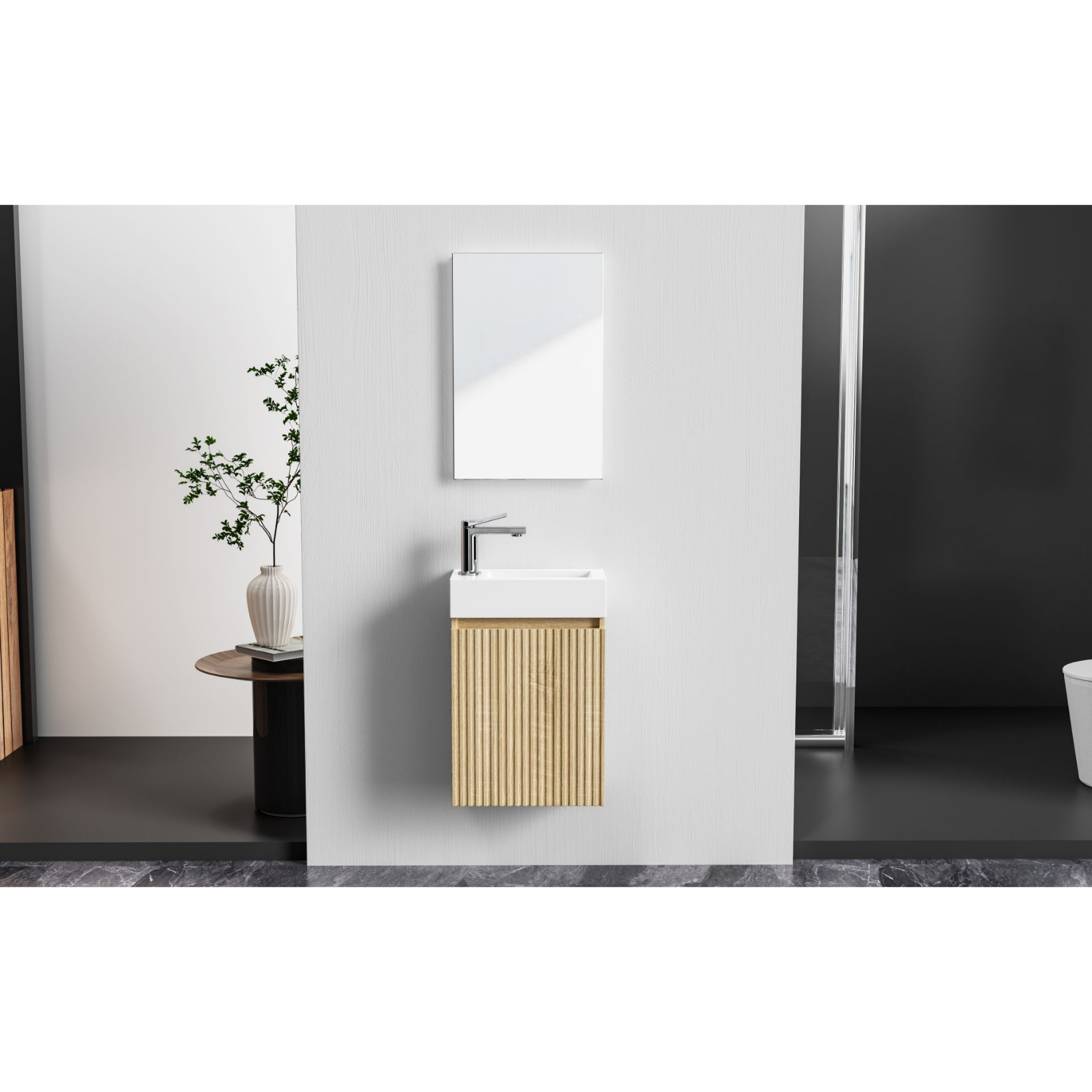 Aloni Mikaro toiletmeubelonderkast Secundaire afbeelding