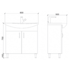 ALONI Aleco Wastafel