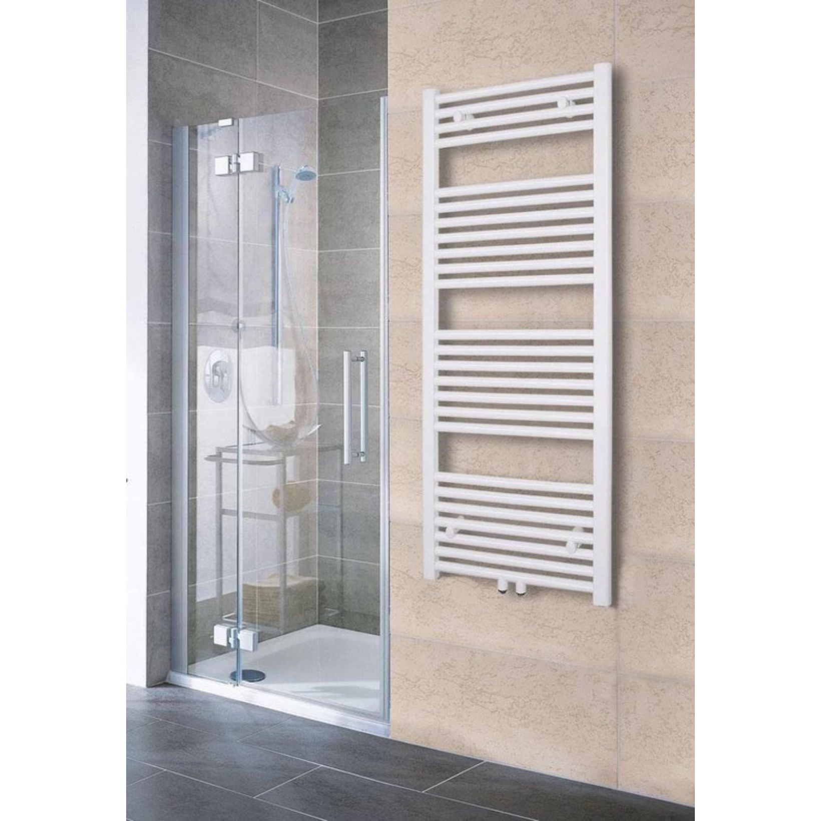 BELRAD Badkamer radiator – Middenaansluiting
