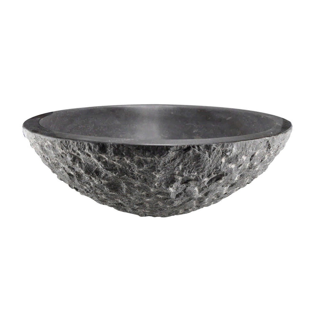 Hammertone Blauwsteen Opzetwastafel Wiesbaden Rond 42x14 cm