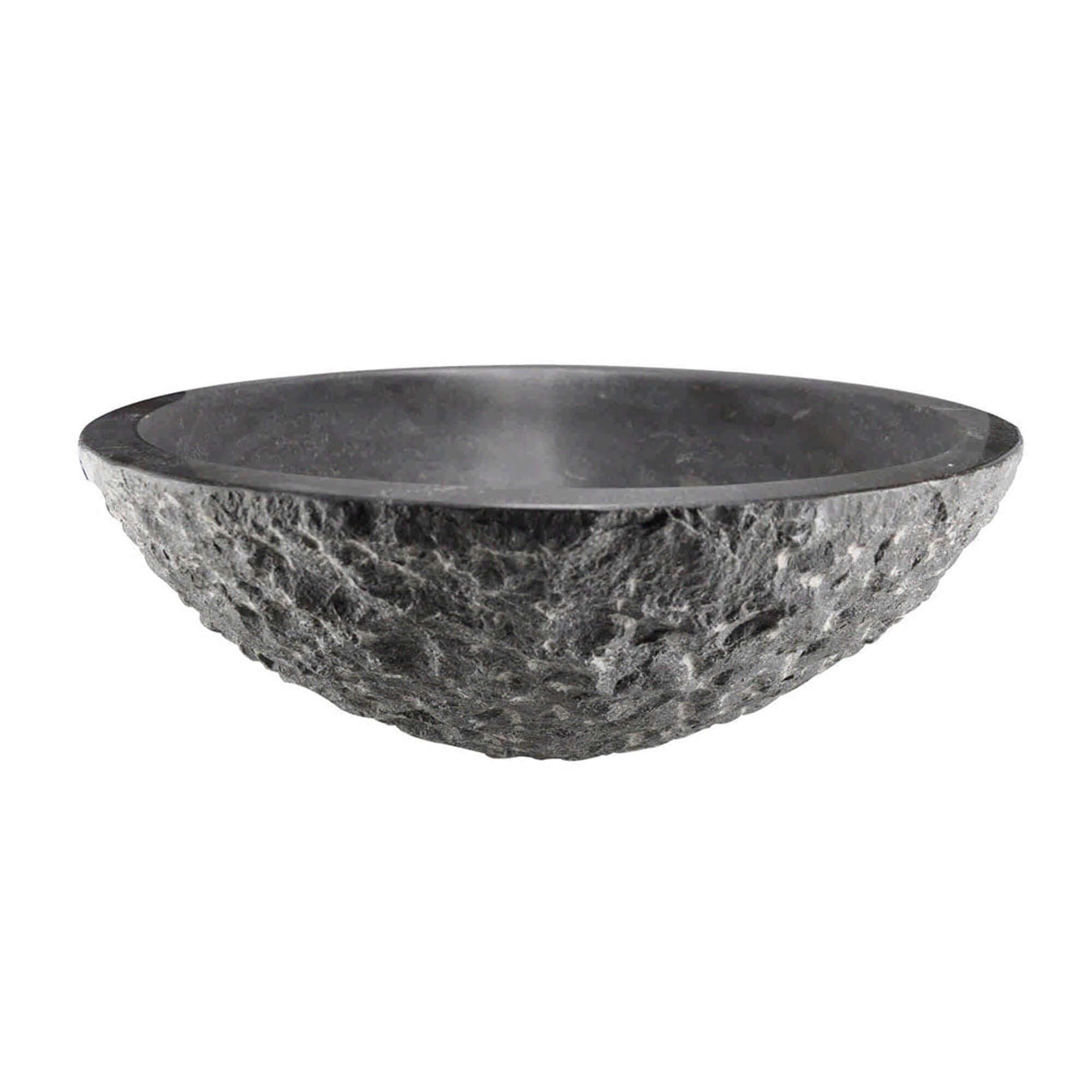 Hammertone Blauwsteen Opzetwastafel Wiesbaden Rond 42x14 cm