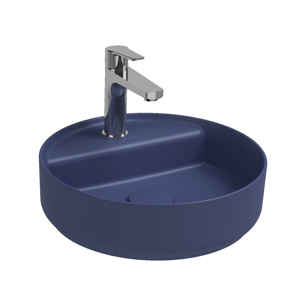 Isvea Infinity Wastafel Rond - Donkerblauw