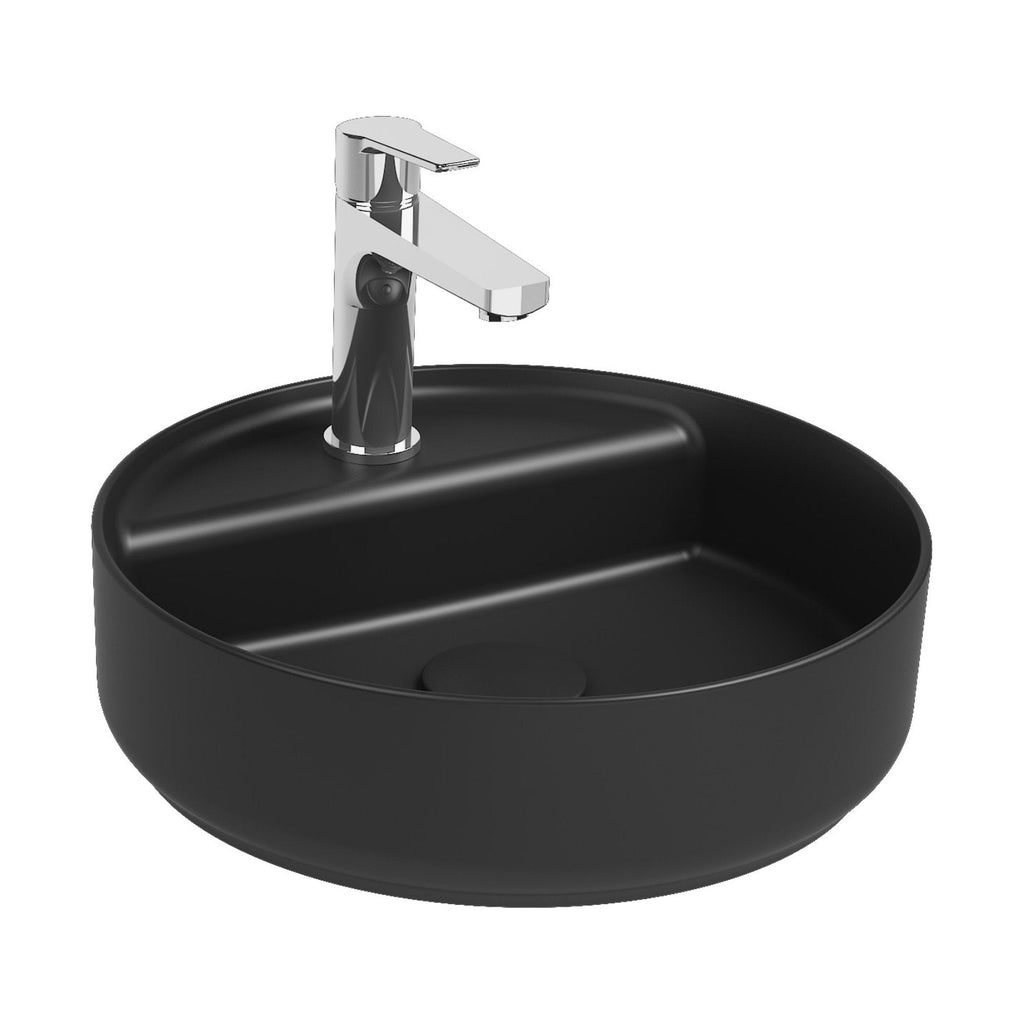 Isvea Infinity Wastafel Rond - Zwart