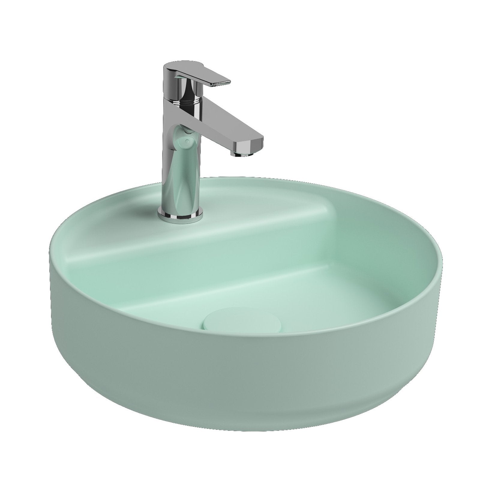 Isvea Infinity Wastafel Rond - Mintgroen