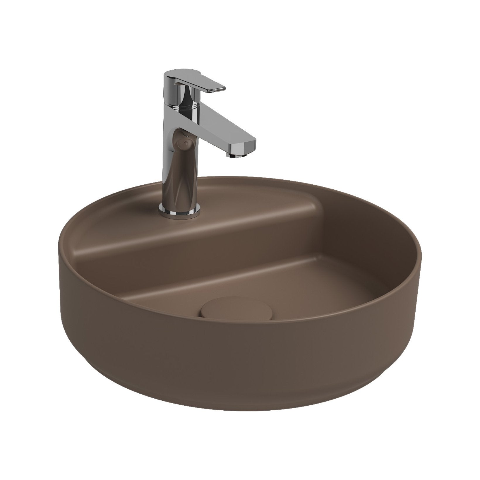 Isvea Infinity Wastafel Rond - Taupe