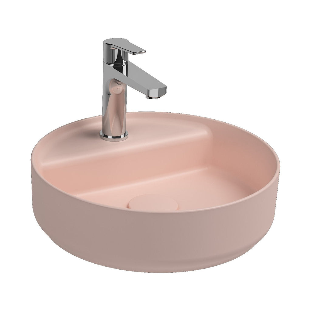 Isvea Infinity Wastafel Rond - Zalmroze