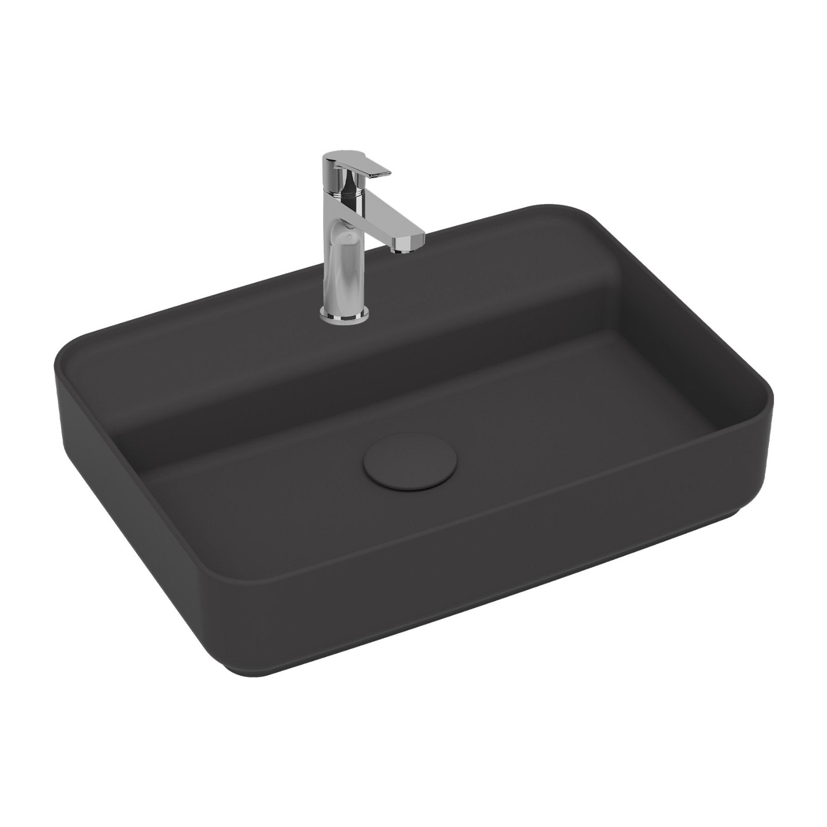 Isvea Infinity Wastafel Rechthoekig - Antraciet