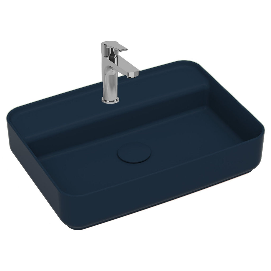 Isvea Infinity Wastafel Rechthoekig - Blauw