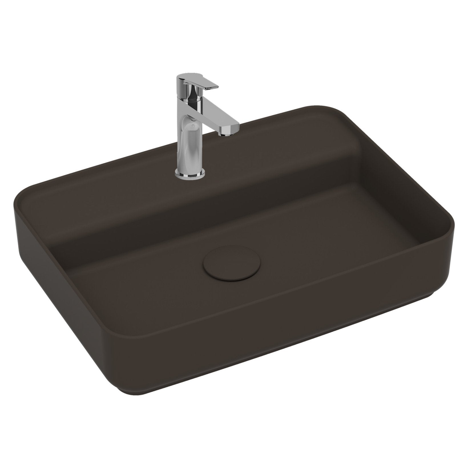 Isvea Infinity Wastafel Rechthoekig - Taupe
