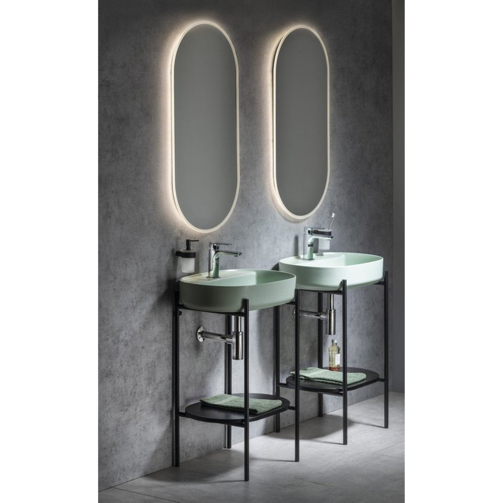 Isvea Infinity Wastafel Ovaal - Mintgroen