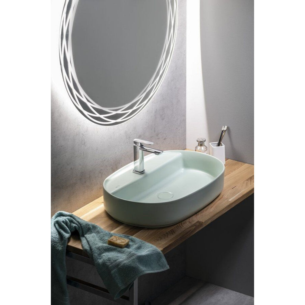 Isvea Infinity Wastafel Ovaal - Mintgroen