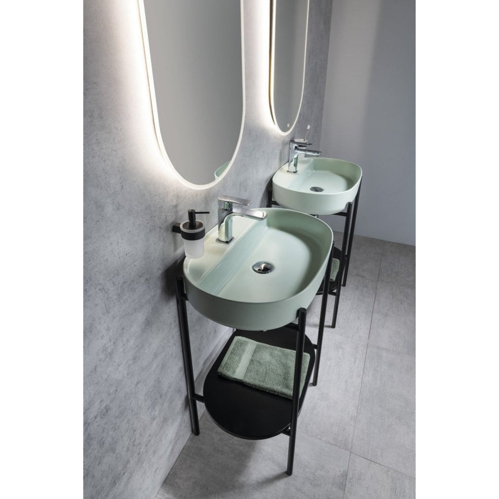 Isvea Infinity Wastafel Ovaal - Mintgroen