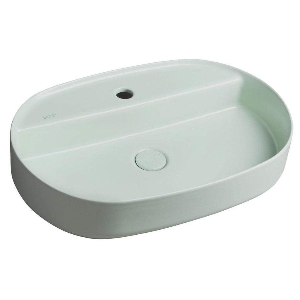 Isvea Infinity Wastafel Ovaal - Mintgroen