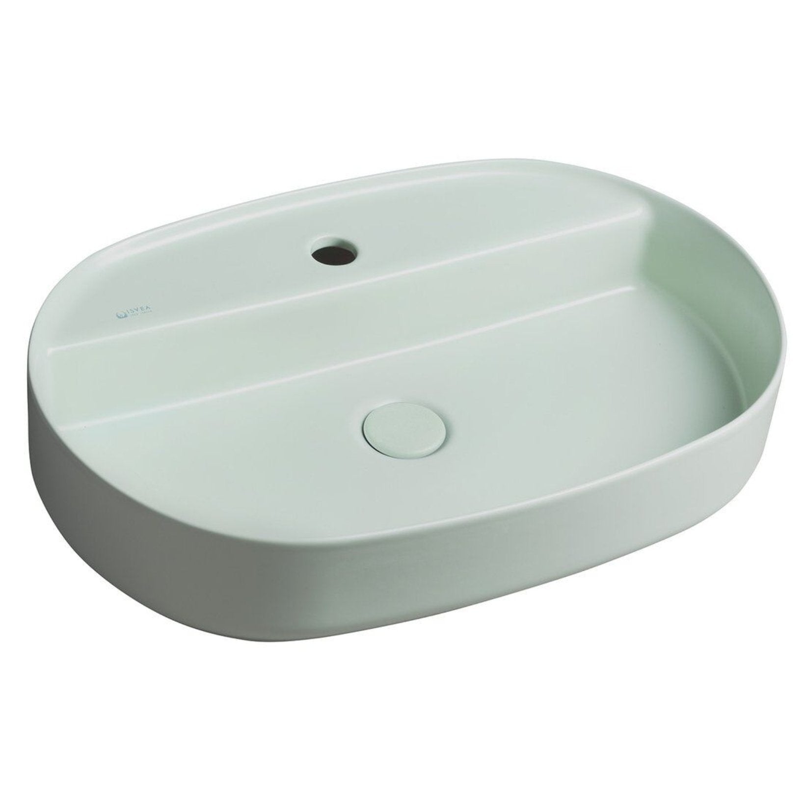 Isvea Infinity Wastafel Ovaal - Mintgroen
