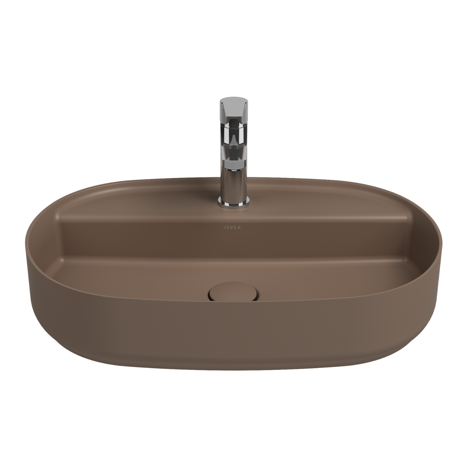 Isvea Infinity Wastafel Ovaal - Taupe