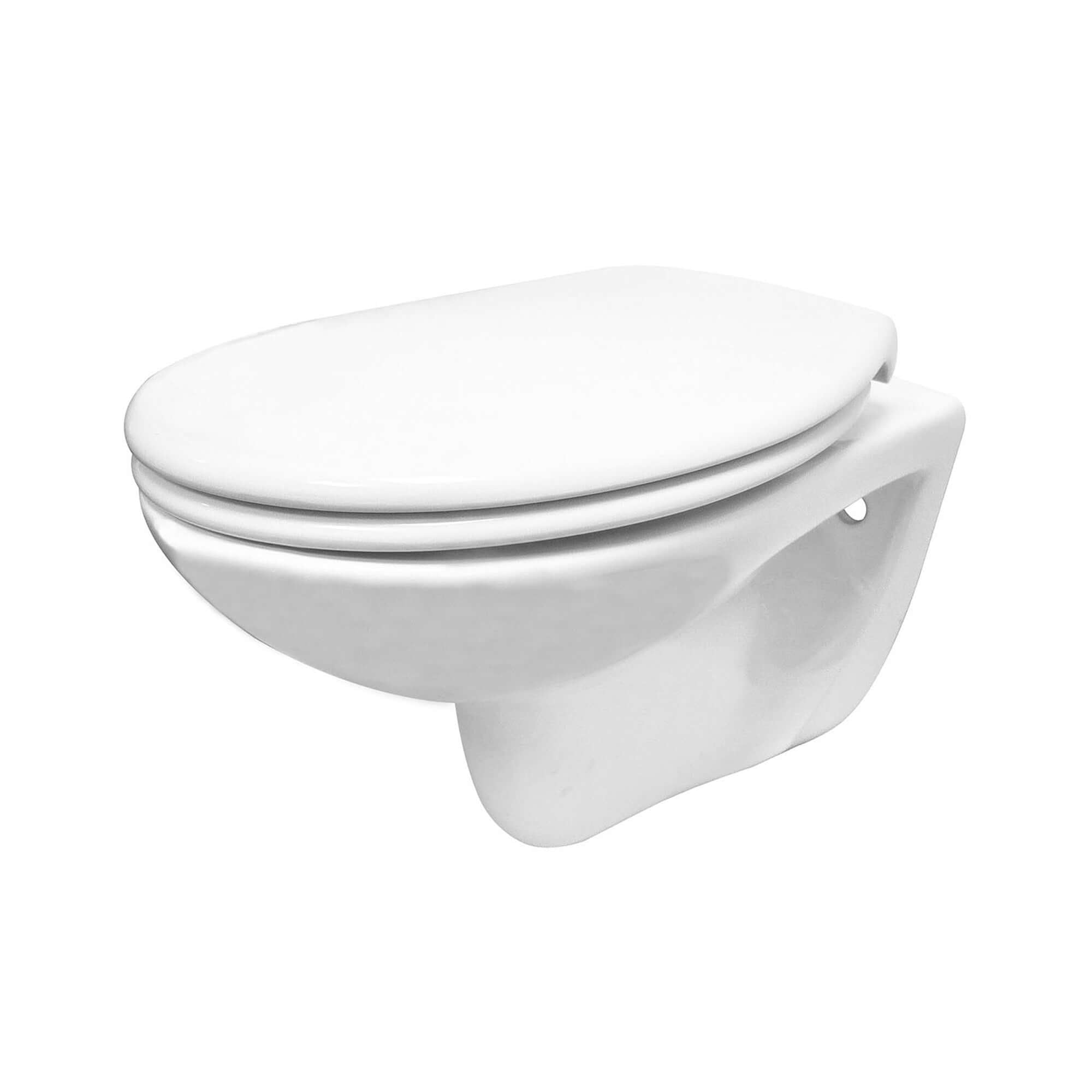 Neptunus 2.0 wandcloset rimless met Ultimo 3.0 toiletzitting softclose en quick release glans wit Hoofdafbeelding