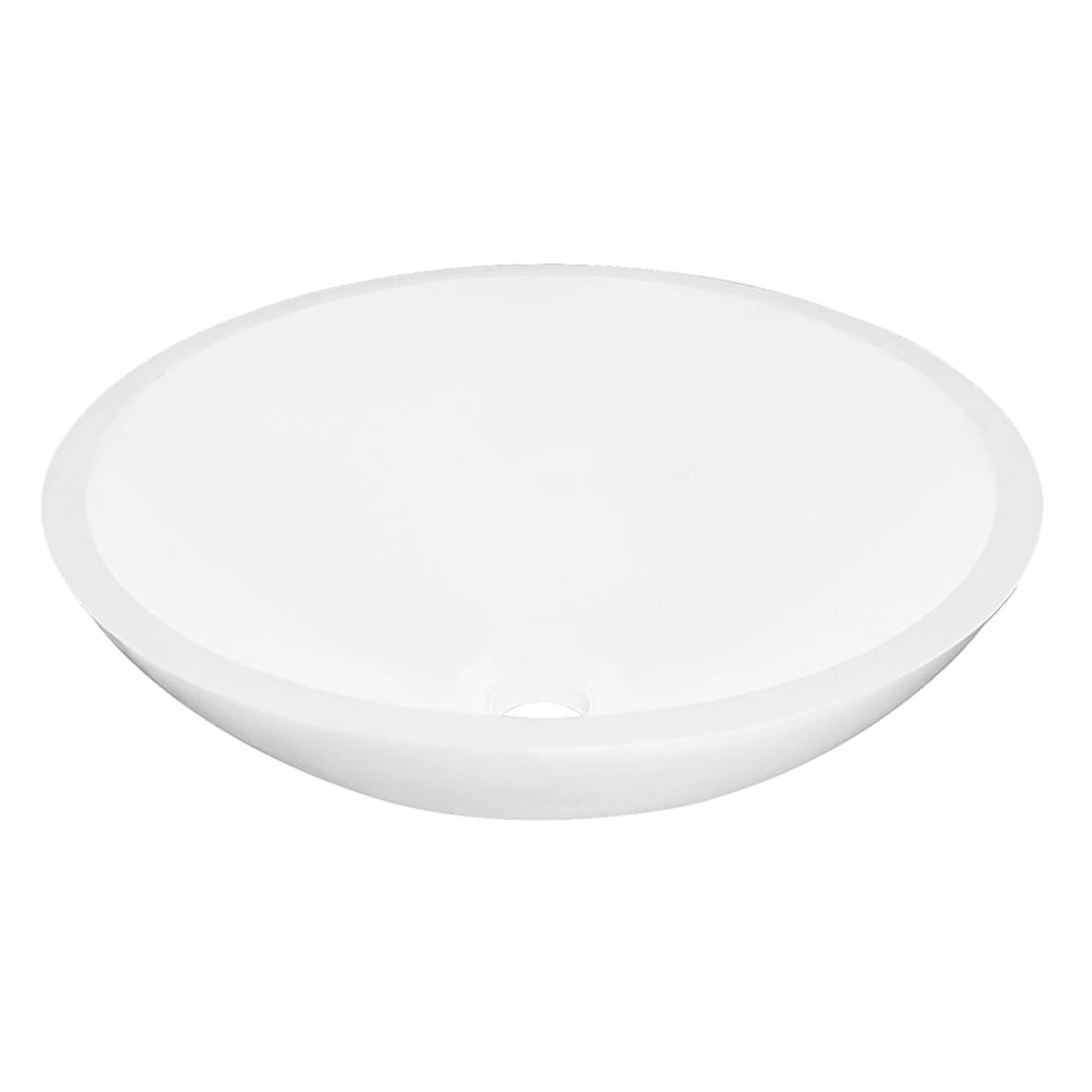 Opzetmontage Solid Surface Fontein Wiesbaden Rond 43X43X13 Cm Hoofdafbeelding