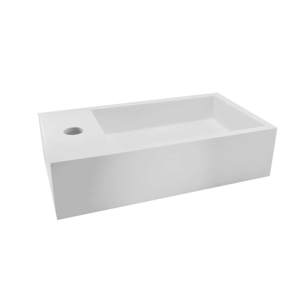 Solid Surface Fontein Wiesbaden 40X22X10 Cm (Links) Hoofdafbeelding