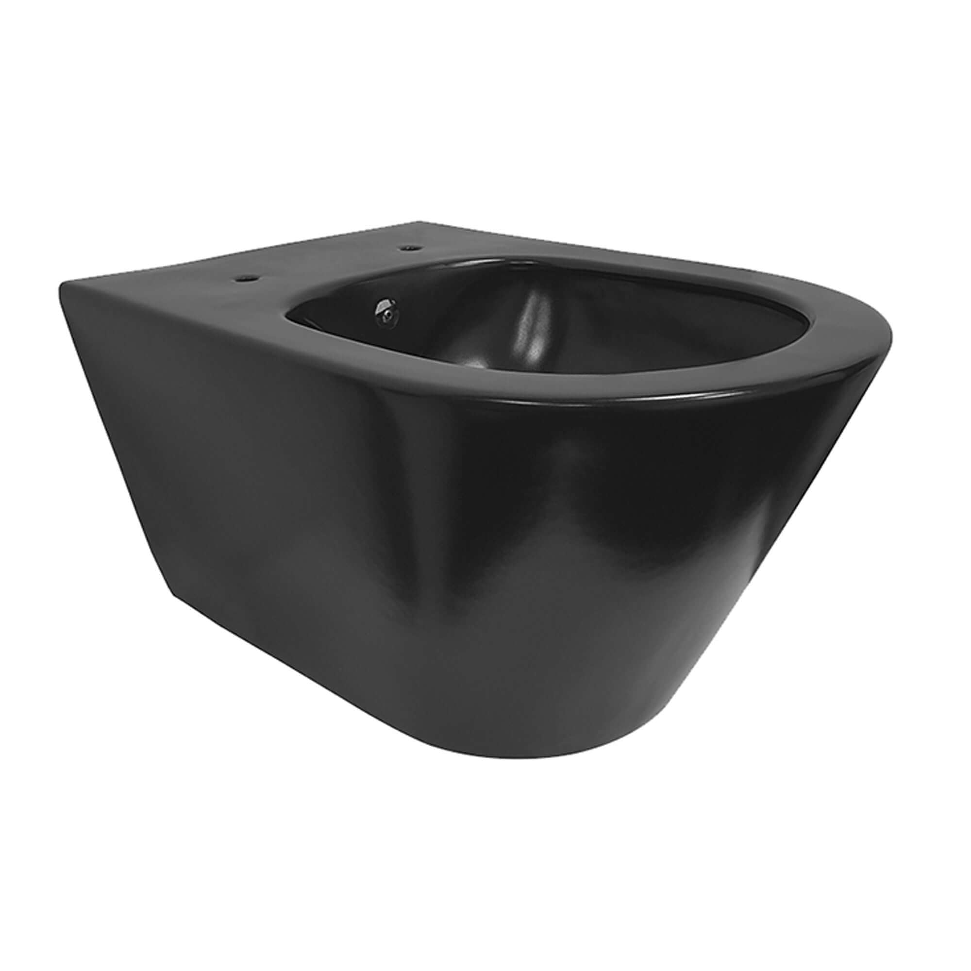 Stereo wandcloset rimless met bidet functie mat zwart Hoofdafbeelding