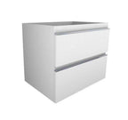 Sigid Badkamermeubelset Wiesbaden 60x46x58 cm MDF Hoogglans Wit (1 Kraangat, 2 Laden)