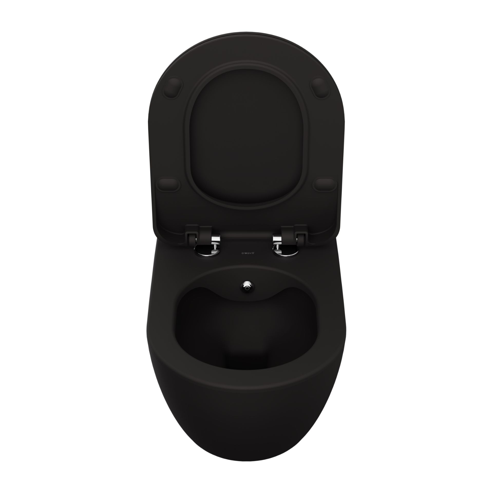 Creavit Rimoff hangtoilet / ophang WC met RVS sproeier (bidet) – enkel koud water