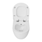 Creavit Rimoff hangtoilet / ophang WC met RVS sproeier (bidet) – enkel koud water