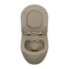 Creavit Rimoff hangtoilet / ophang WC met RVS sproeier (bidet) – enkel koud water