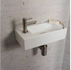 Mat Witte Fonteinset Wiesbaden Kleur RVS (Kraangat Links)