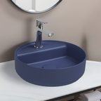 Isvea Infinity Wastafel Rond - Donkerblauw