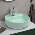 Isvea Infinity Wastafel Rond - Mintgroen