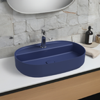 Isvea Infinity Wastafel Ovaal - Donkerblauw