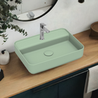Isvea Infinity Wastafel Rechthoekig - Mintgroen
