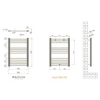 Radiva Haiti Radiator 500 x 700mm
