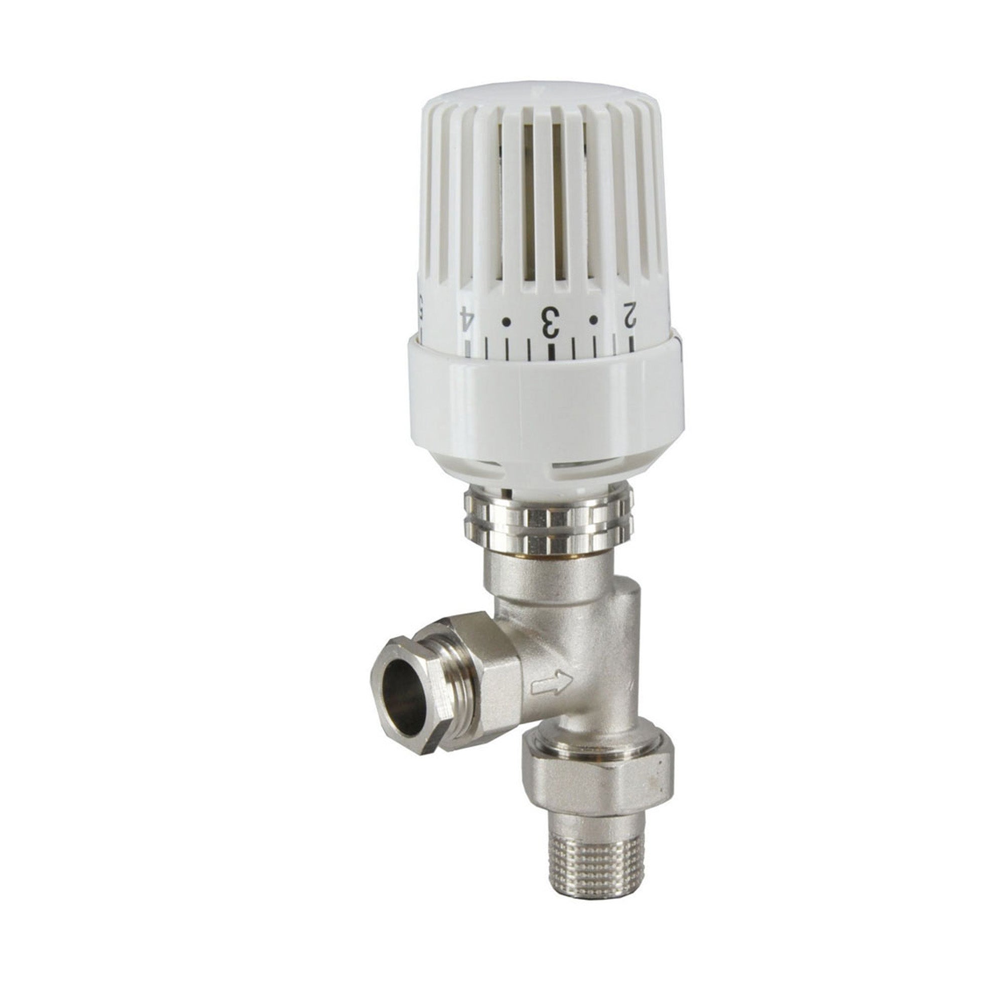 thermostatische radiatorventiel 1/2''x15mm axiaal